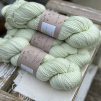 Pendle 4ply in Green Tea (dyelot 100225) - 100% superwash merino