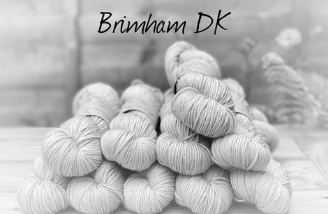 Dyed-to-order sweater quantities - Brimham DK (85% superwash merino/15% nylon) hand dyed to order