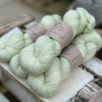 Pendle 4ply in Green Tea (dyelot 100225) - 100% superwash merino