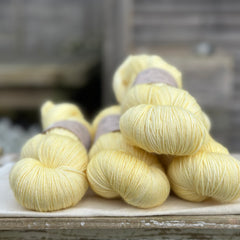 Pendle 4ply in Daffodil (dyelot 100225) - 100% superwash merino