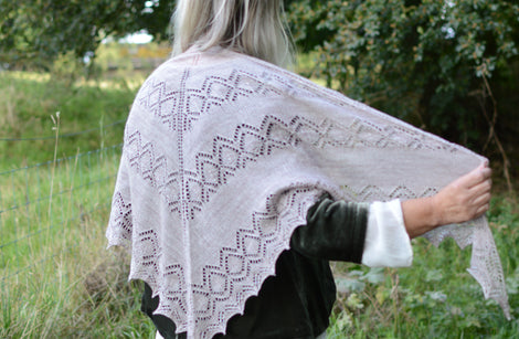 Braithwaite - knitted lace shawl: Digital Download