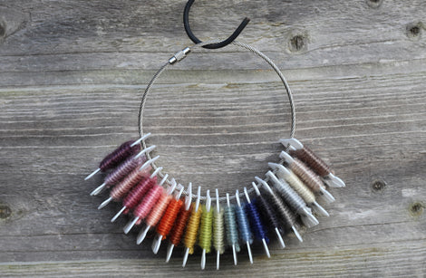 Milburn DK shade samples on bobbins - set of 20 colours - Wholesale Only