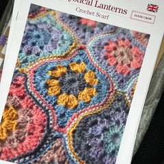 Mystical Lanterns Wrap crochet pattern: Print pattern