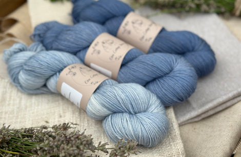 Three colour Hayton 4ply/fingering weight yarn pack - 01