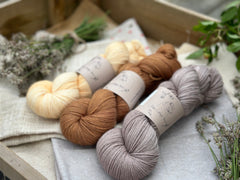 Three colour 4ply yarn packs