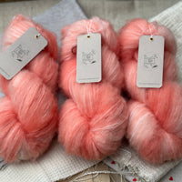 Brimham Fluff (lace) in Apricot Tulip (Dyelot 010924)