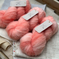 Brimham Fluff (lace) in Apricot Tulip (Dyelot 010924)