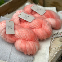 Brimham Fluff (lace) in Apricot Tulip (Dyelot 010924)