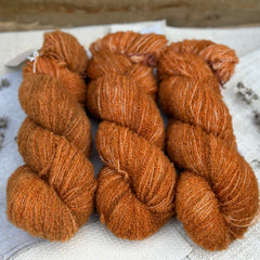 Brimham Boucle (lace) in Rust (Dyelot 140924)