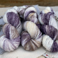 Brimham Boucle (lace) in Black Orchid (Dyelot 140924)