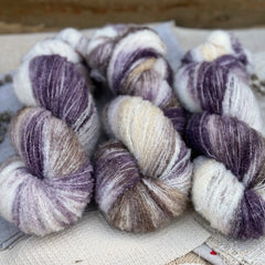 Brimham Boucle (lace) in Black Orchid (Dyelot 140924)