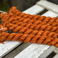 Brimham DK 20g Mini Skein in Rust (Dyelot 190924)