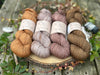 Four colour hand dyed Rosedale 4ply weight yarn pack -1