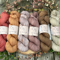 Six colour Rosedale 4ply/fingering weight yarn pack -1