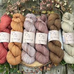 Six colour Rosedale 4ply/fingering weight yarn pack -1