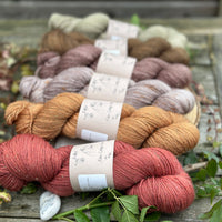 Six colour Rosedale 4ply/fingering weight yarn pack -1