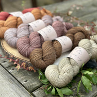 Six colour Rosedale 4ply/fingering weight yarn pack -1