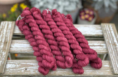 Brimham High Twist Mini Skein in Faded Bloom (Dyelot 041124)