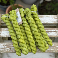 Brimham 4ply Mini Skein in Fresh Leaves (Dyelot 041124)