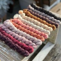 12 x 20g 4ply mini skeins yarn pack