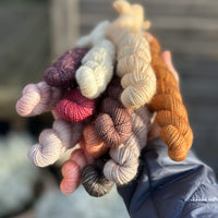 12 x 20g 4ply mini skeins yarn pack