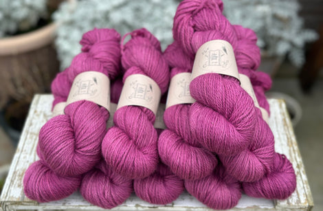 Bowland Aran in Clematis (Dyelot 281124)