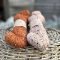 Keswick 4ply Skein Pair - Rust and Driftwood