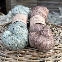 Keswick 4ply Skein Pair - Robin Egg and Bark