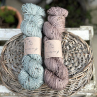 Keswick 4ply Skein Pair - Robin Egg and Bark