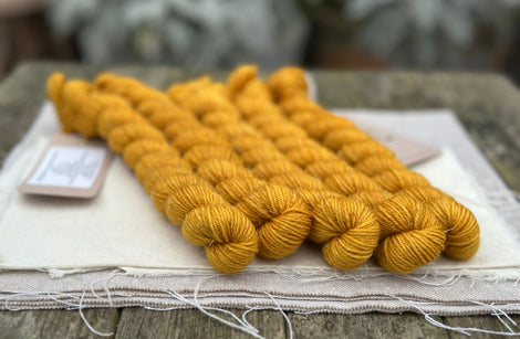 Rosedale 4ply Mini Skein in Marigold (Dyelot 141224)