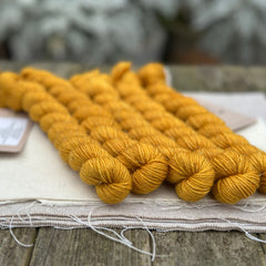 Rosedale 4ply Mini Skein in Marigold (Dyelot 141224)