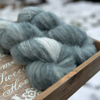 Brimham Fluff (lace) in Ash (Dyelot 070125)