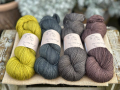 Four colour 4ply yarn packs