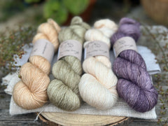 Four colour 4ply yarn packs