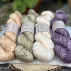 Four colour Keld Fingering 4ply/fingering weight yarn pack -01