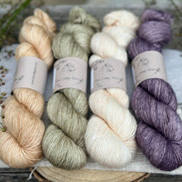 Four colour Keld Fingering 4ply/fingering weight yarn pack -01