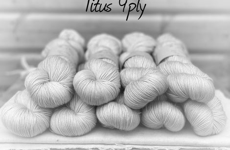 Dyed-to-order sweater quantities - Titus 4ply (75% superwash merino/25% silk) hand dyed to order