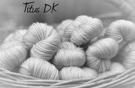 Dyed-to-order sweater quantities - Titus DK (75% superwash merino/25% silk) hand dyed to order