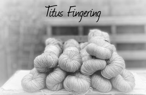 Dyed-to-order sweater quantities - Titus Fingering (75% superwash merino/25% silk) hand dyed to order